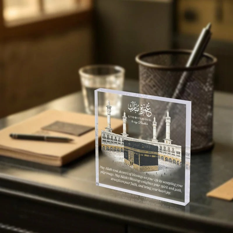 Placa Acrílica “Umrah Mubarak”